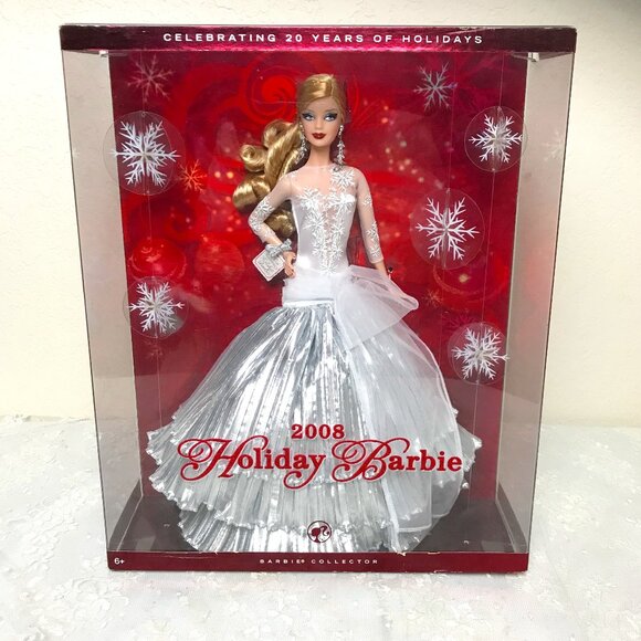 Mattel 2008 Holiday Barbie 20th Anniversary Collector Edition - Picture 1 of 4